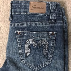 Silver  Diva Size 7 Junior’s Stretch Jeans